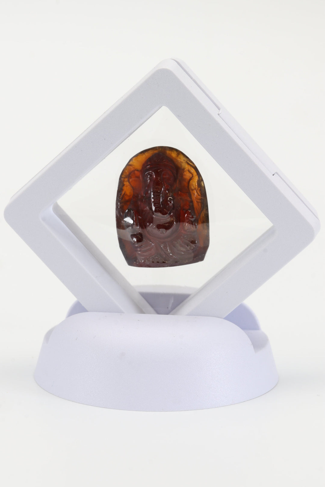 Hessonite Garnet Ganesha Carving DX2981