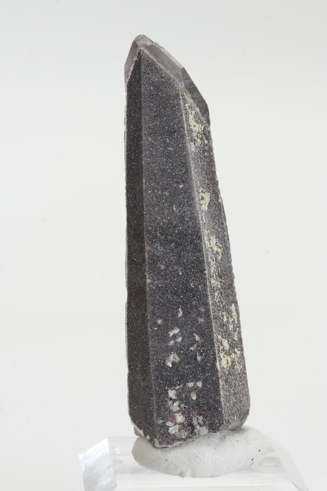 3" Hematite Coated Quartz Point from Pamir Mountains, Afghanistan TZ482