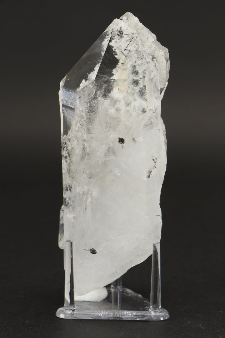 4" Quartz with Chlorite and Black Rutile Inclusions DX792