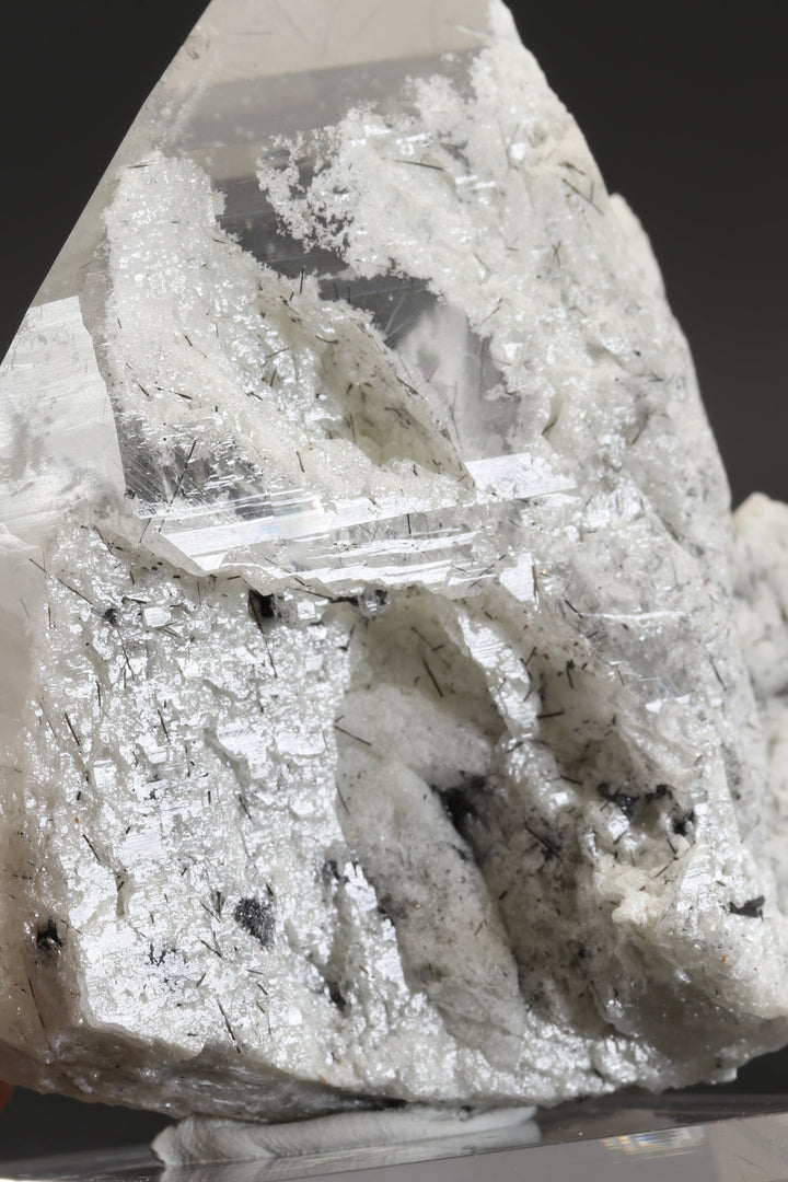 3" Quartz with Chlorite and Black Rutile Inclusions DX814