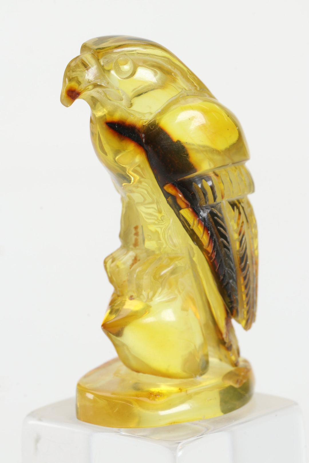 Baltic Amber Hawk Carving TD3998