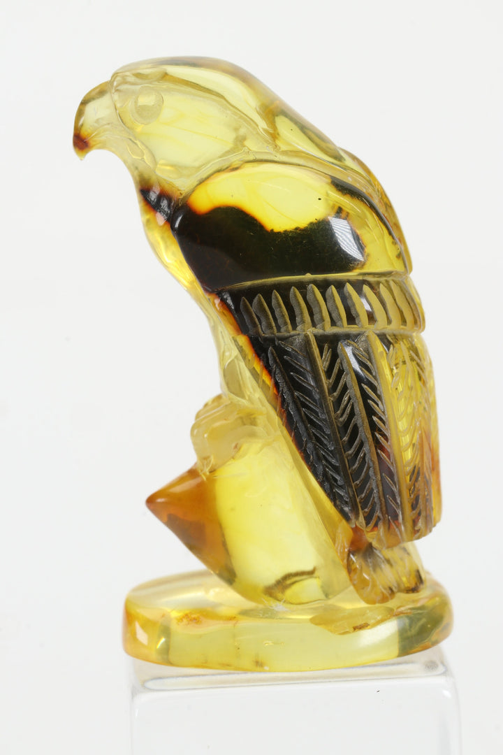 Baltic Amber Hawk Carving TD3998