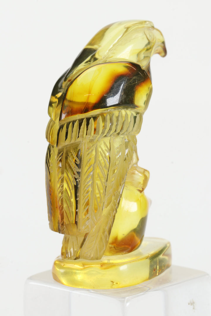 Baltic Amber Hawk Carving TD3998