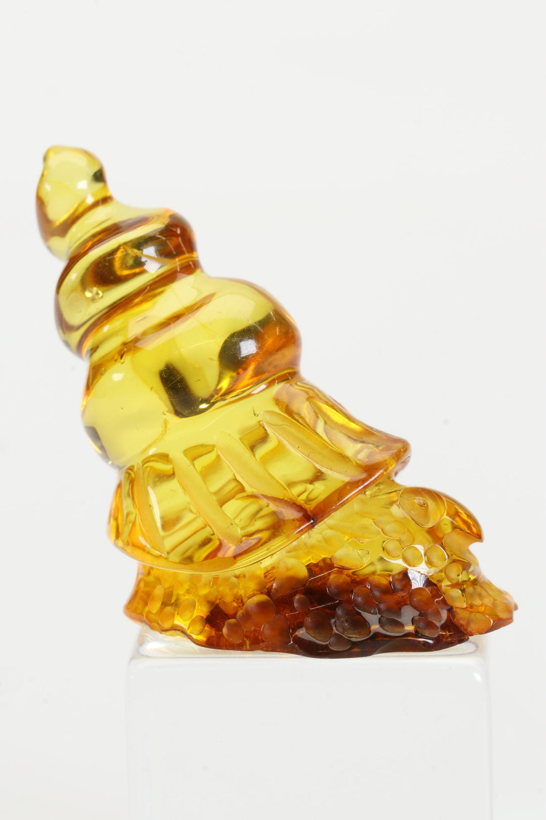 Baltic Amber Snail Carving TD3840