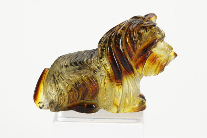 Scottish Terrier Baltic Amber Carving TD4006