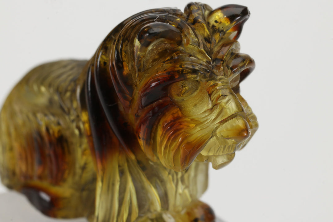 Scottish Terrier Baltic Amber Carving TD4006