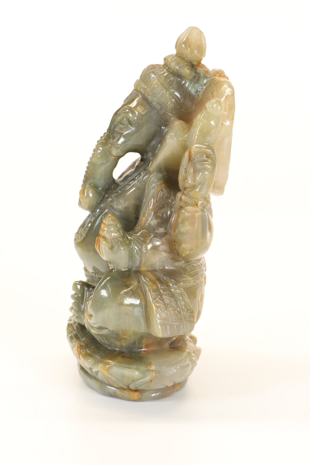 Chrysoberyl Ganesha Carving TD1278