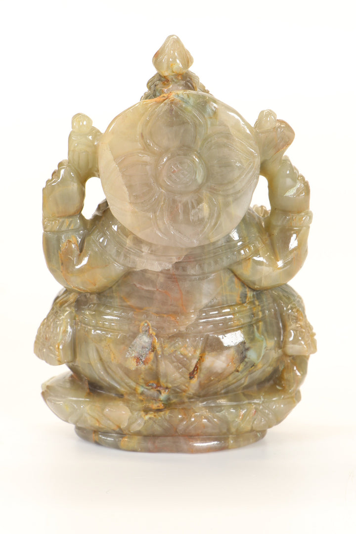 Chrysoberyl Ganesha Carving TD1278