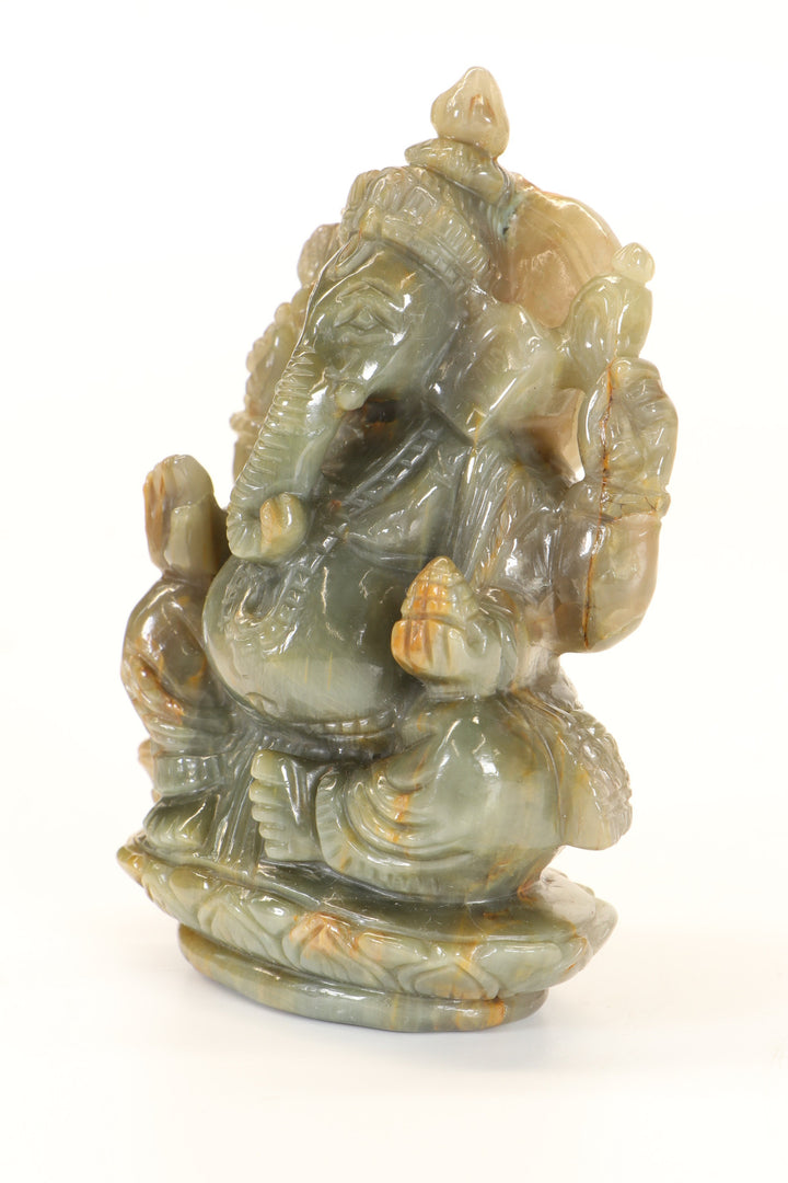 Chrysoberyl Ganesha Carving TD1278