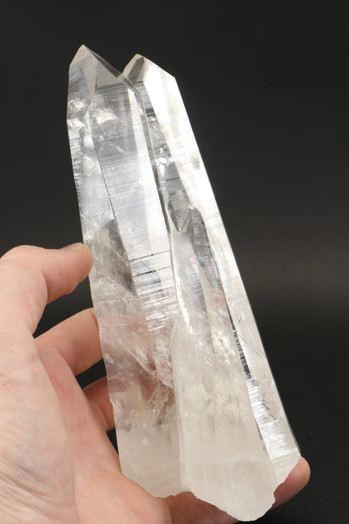 7" Tantric Twin Colombian Lemurian Crystal TC1707