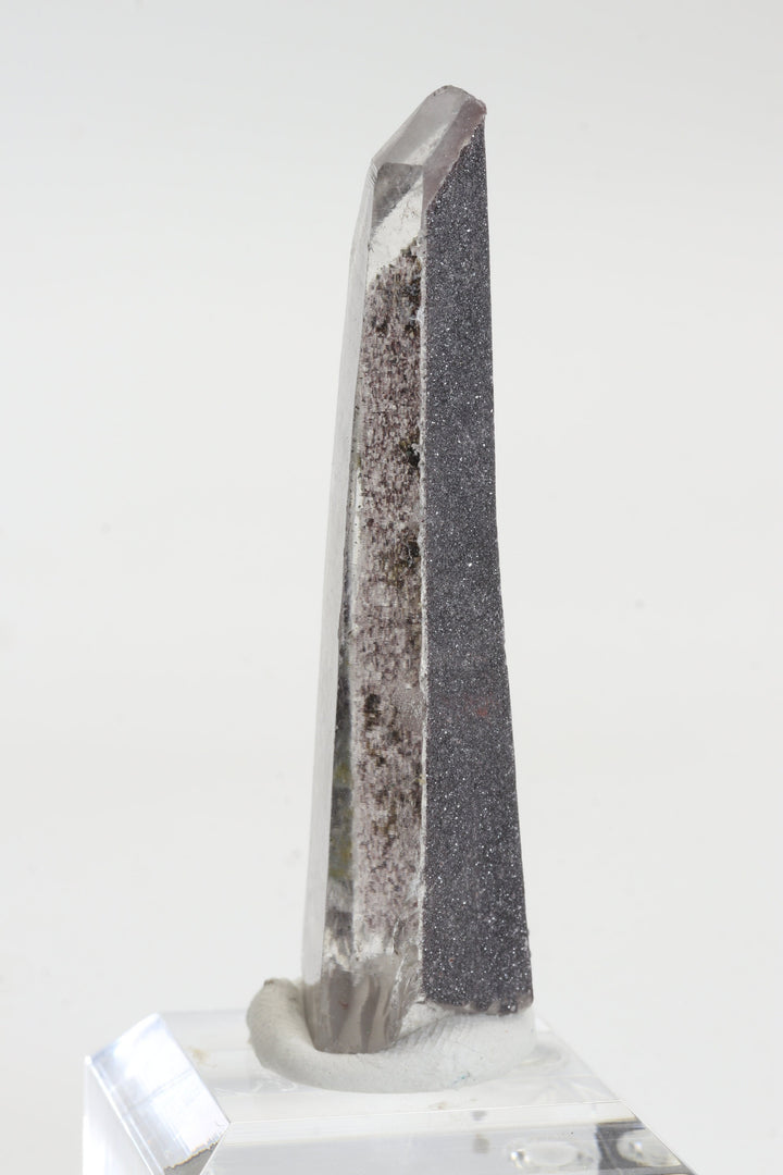 3" Hematite Coated Quartz Point from Pamir Mountains, Afghanistan TZ482