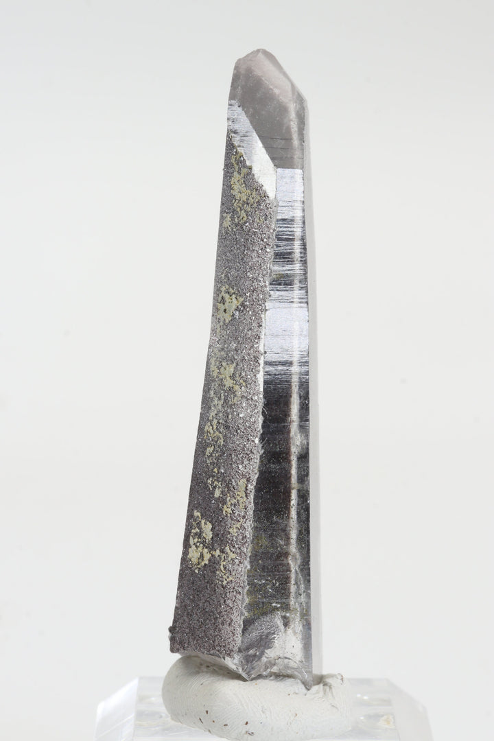 3" Hematite Coated Quartz Point from Pamir Mountains, Afghanistan TZ482