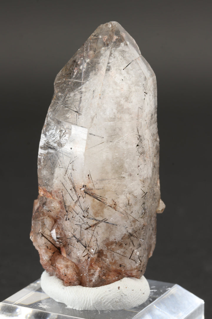 2.25" Quartz with Chlorite and Black Rutile Inclusions DX851