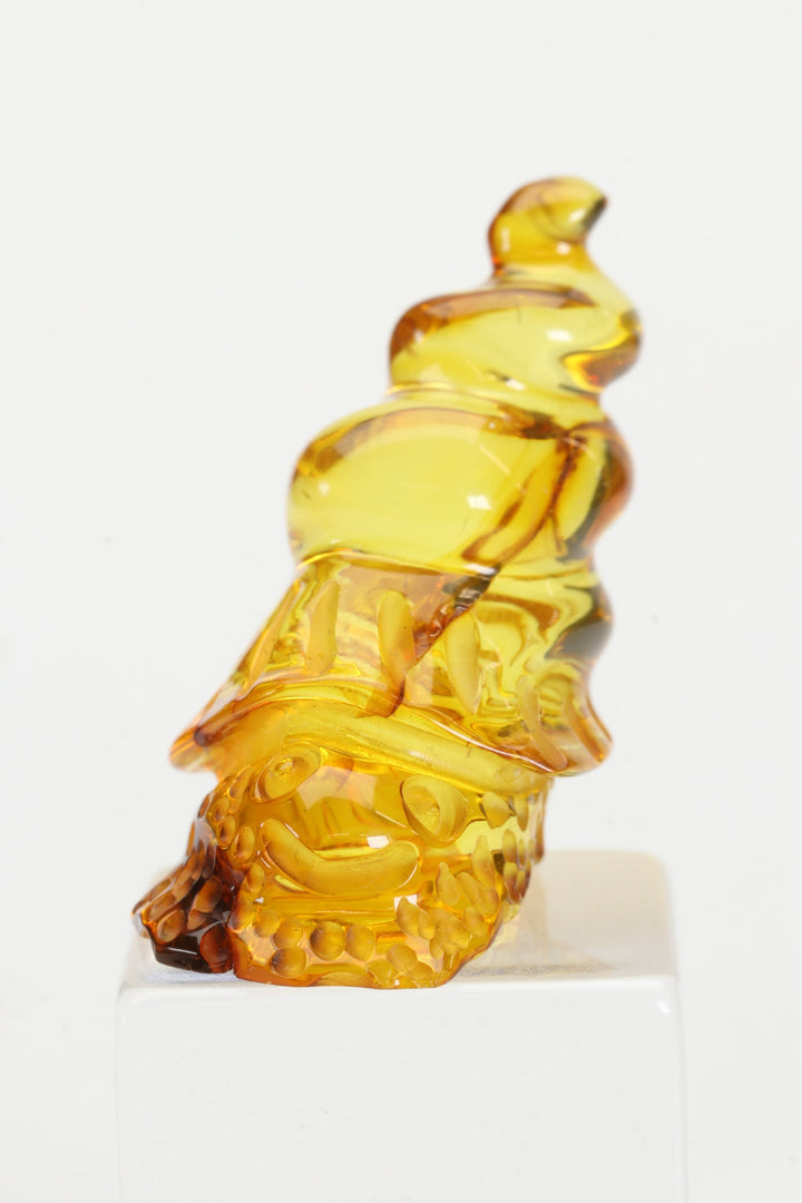 Baltic Amber Snail Carving TD3840