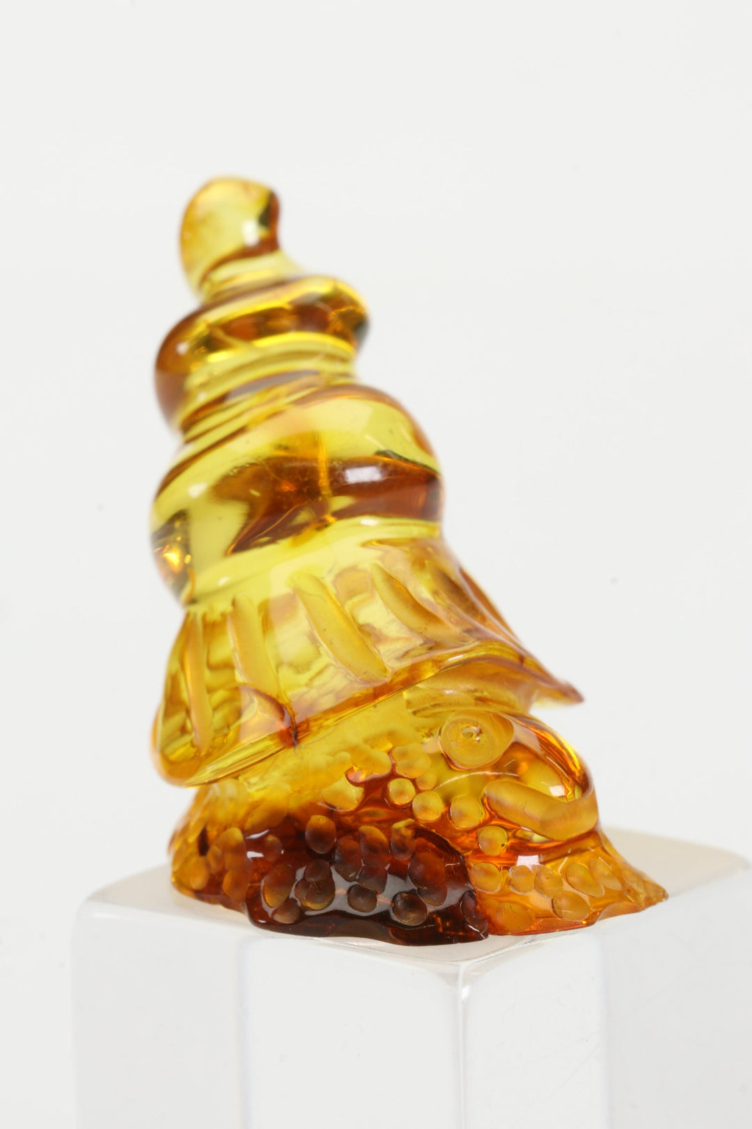 Baltic Amber Snail Carving TD3840