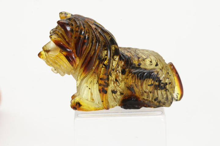 Scottish Terrier Baltic Amber Carving TD4006