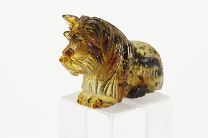 Scottish Terrier Baltic Amber Carving TD4006