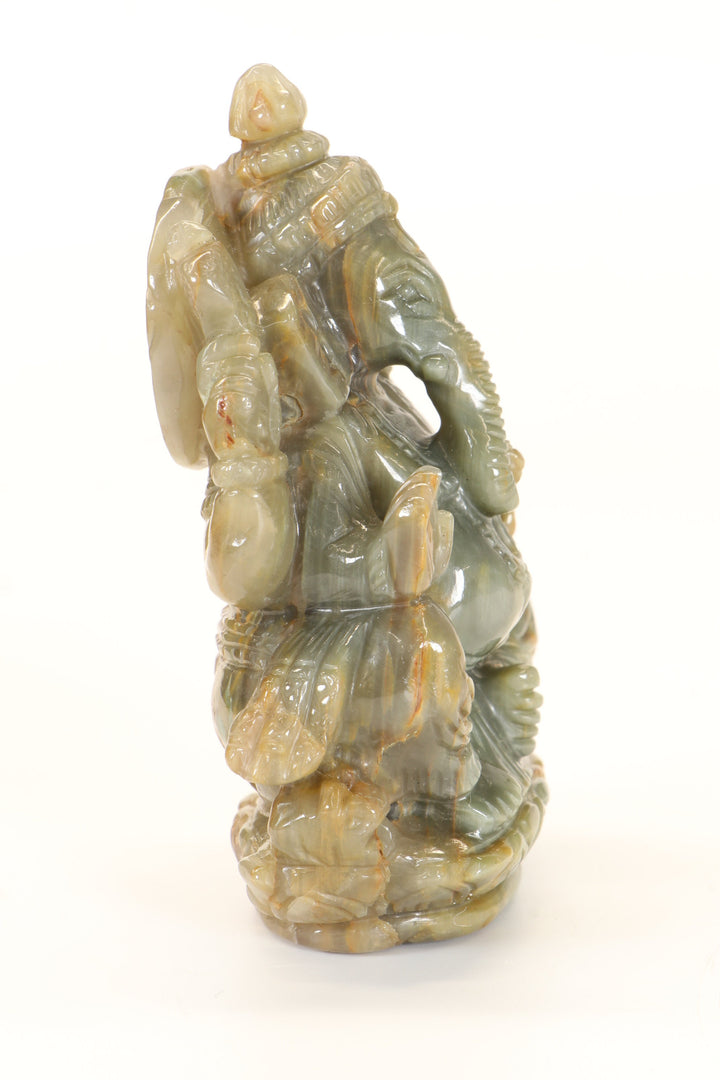 Chrysoberyl Ganesha Carving TD1278