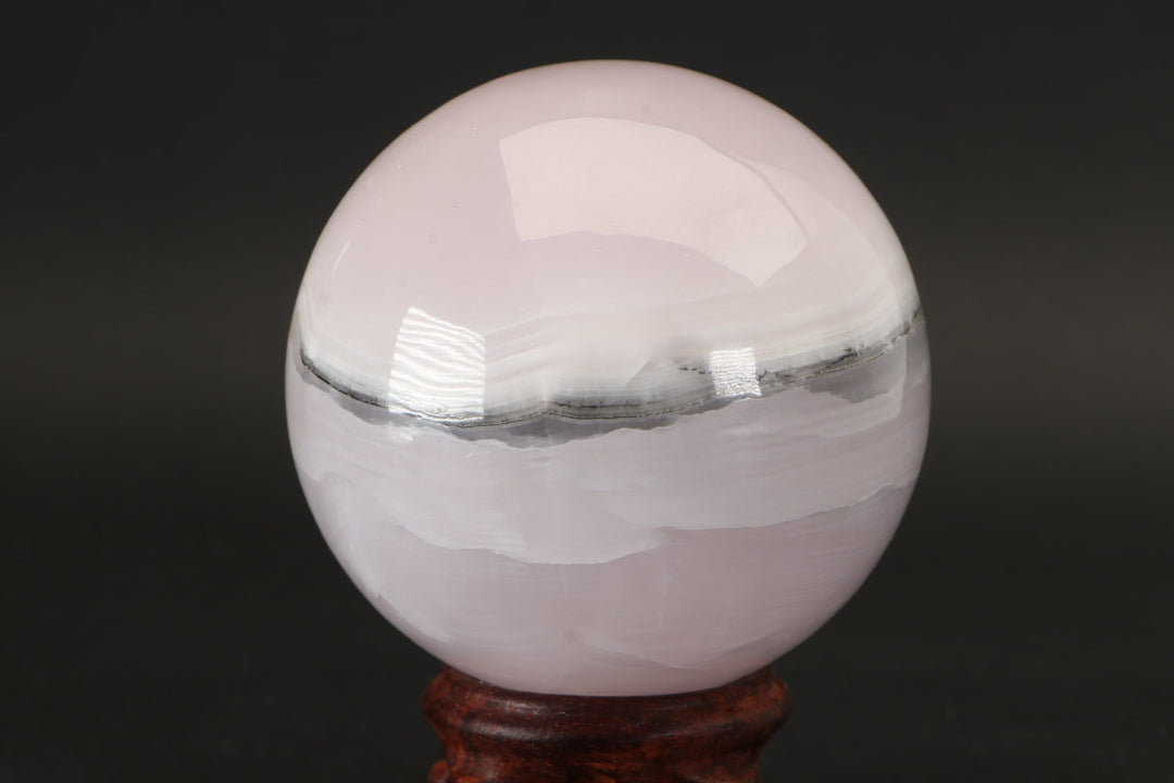 2.5" Mangano Calcite Sphere DX4117