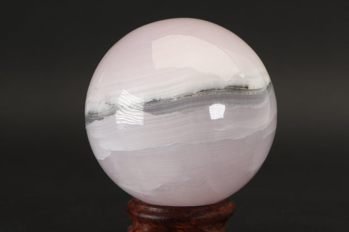 2.5" Mangano Calcite Sphere DX4117