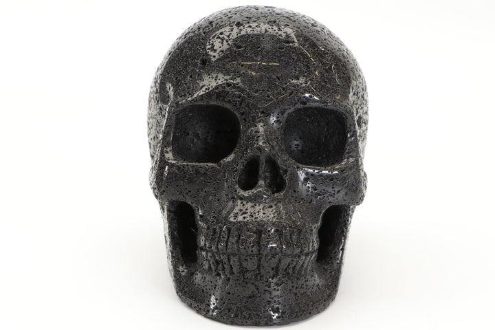 5" Scoria Skull Carving TU312