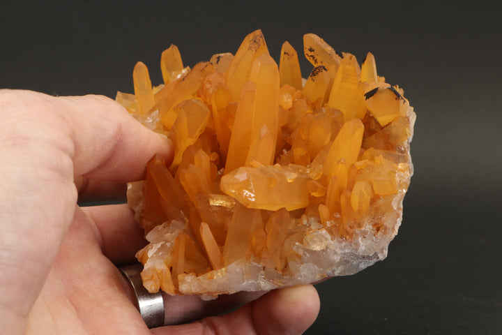 Tangerine Quartz Cluster DX3050