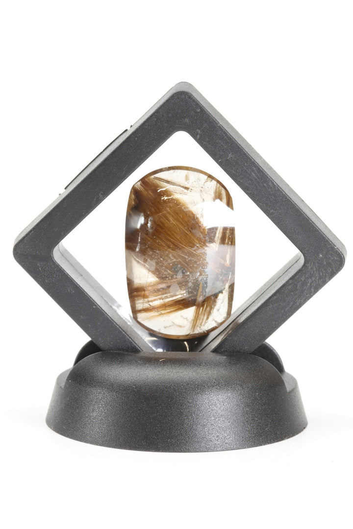 Bronze Rutile Star in Quartz Cabochon DX2123