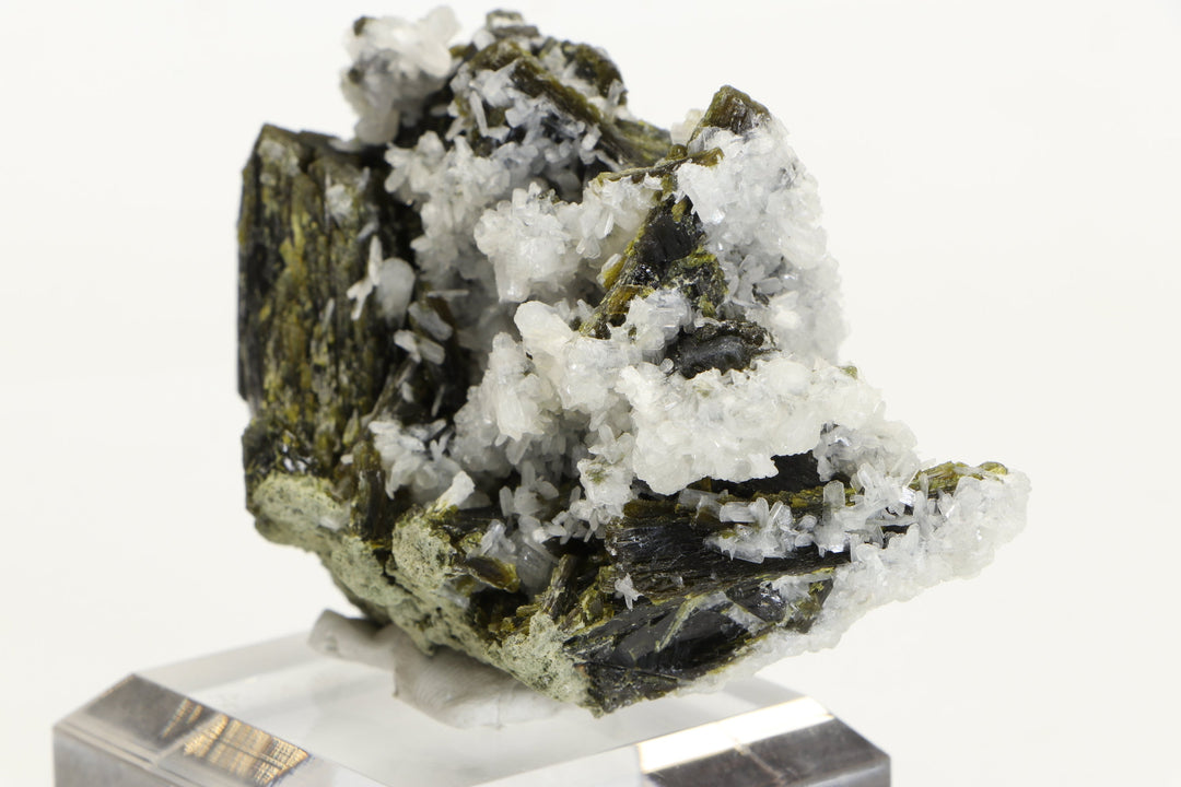 Epidote with Stilbite Specimen from Mali DA1081