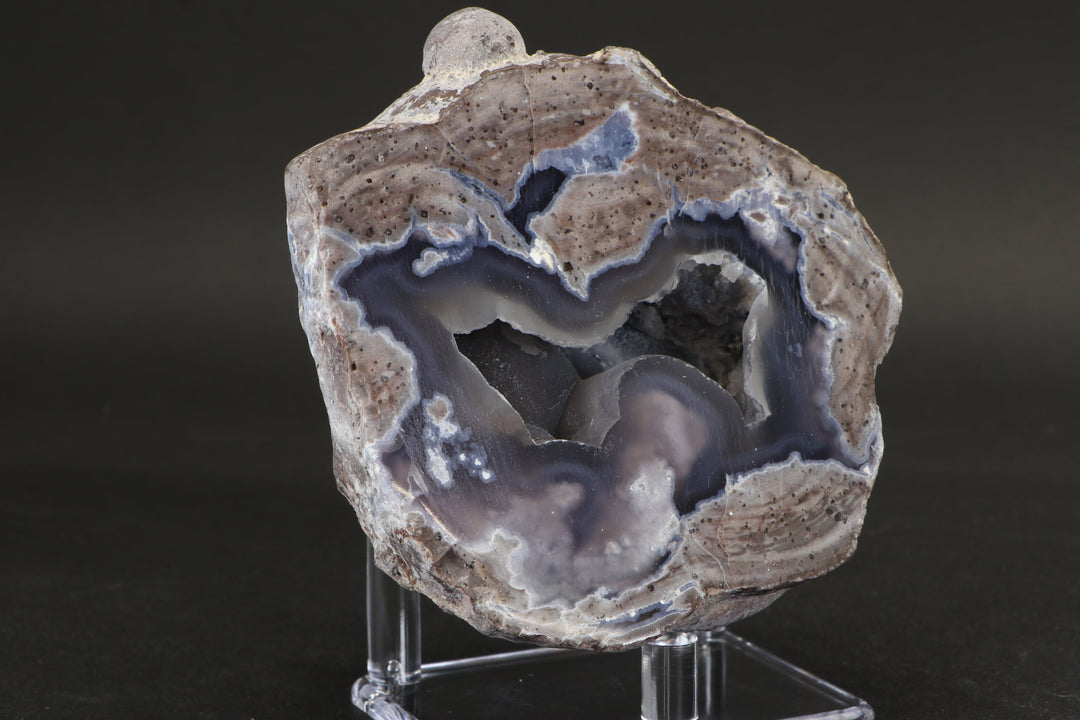 Polished Dugway Geode Half DX231