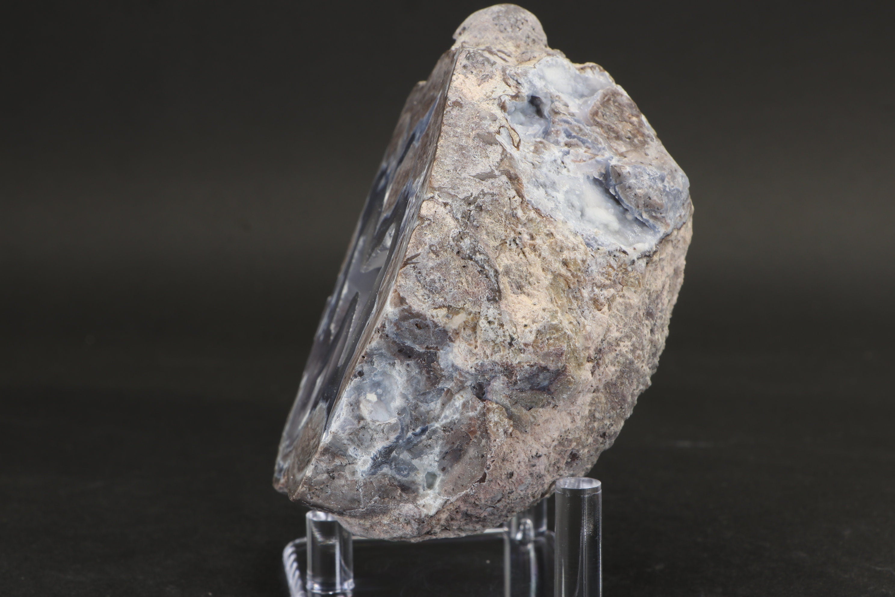 Polished Dugway Geode Half DX231 – Little Lemuria