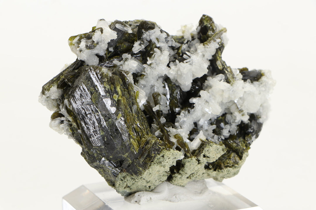 Epidote with Stilbite Specimen from Mali DA1081