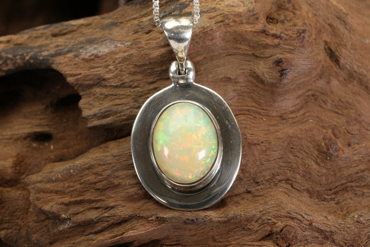 Welo Opal Sterling Silver Pendant DX4953