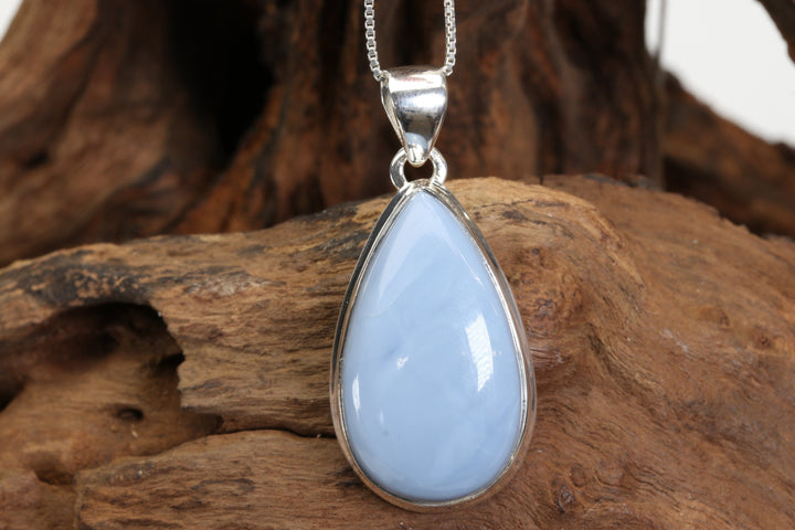 Owyhee Blue Opal Sterling Silver Pendant DX4966