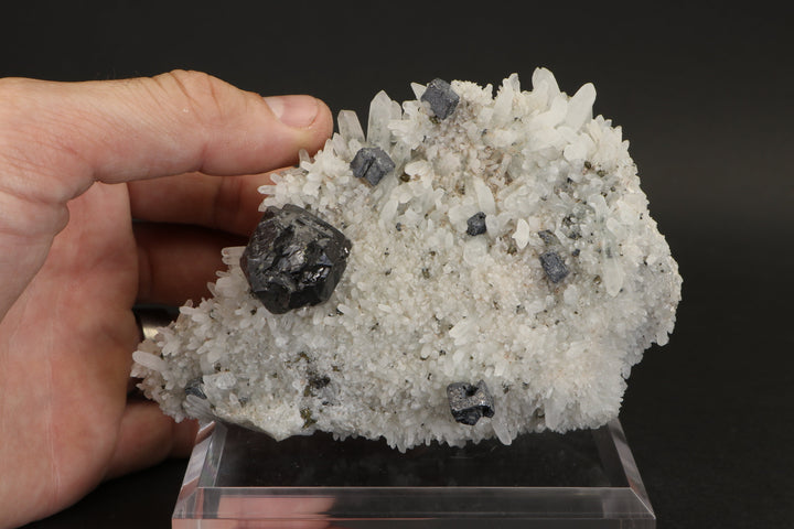 Quartz with Galena and Sphalerite from 9th of September Mine DC353