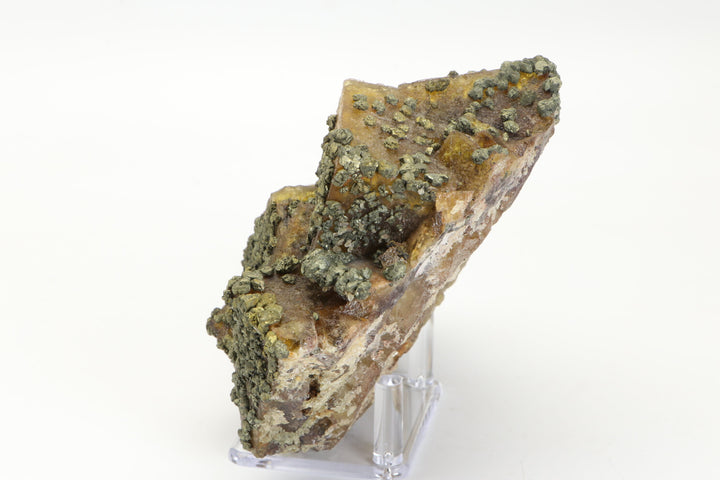 Yellow Fluorite with Chalcopyrite DX3046