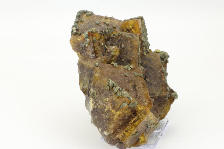 Yellow Fluorite with Chalcopyrite DX3046