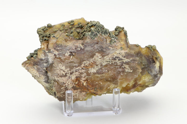 Yellow Fluorite with Chalcopyrite DX3046