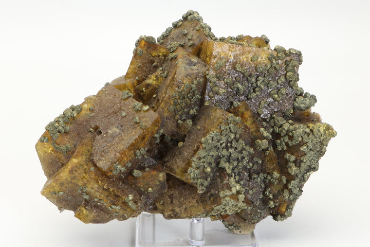 Yellow Fluorite with Chalcopyrite DX3046