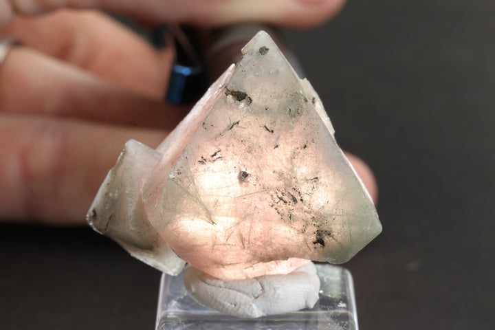 Pink Fluorite with Byssolite Inclusions TD1918