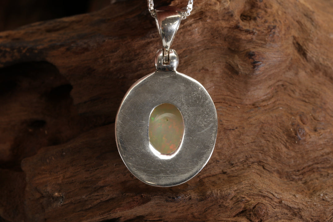 Welo Opal Sterling Silver Pendant DX4953