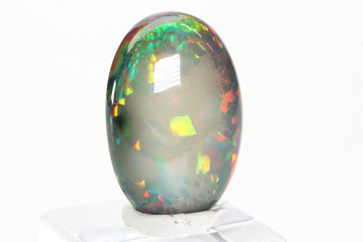 Black Smoked Welo Opal Cabochon DX2983