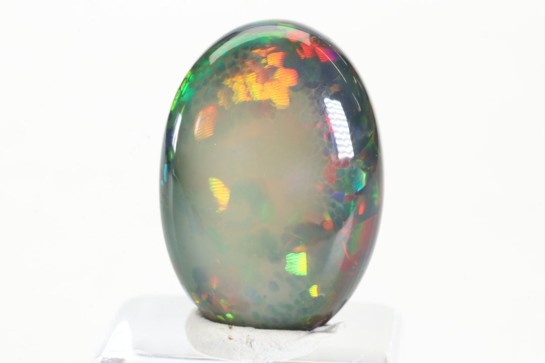 Black Smoked Welo Opal Cabochon DX2983