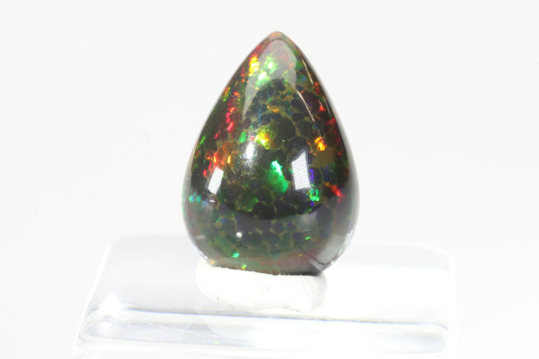 Black Smoked Welo Opal Cabochon DX2984