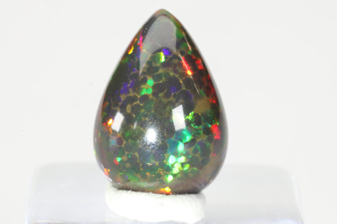 Black Smoked Welo Opal Cabochon DX2984