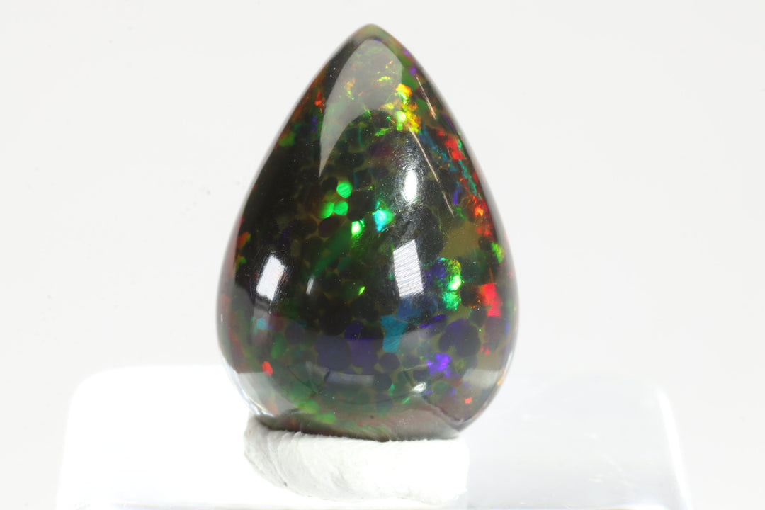 Black Smoked Welo Opal Cabochon DX2984