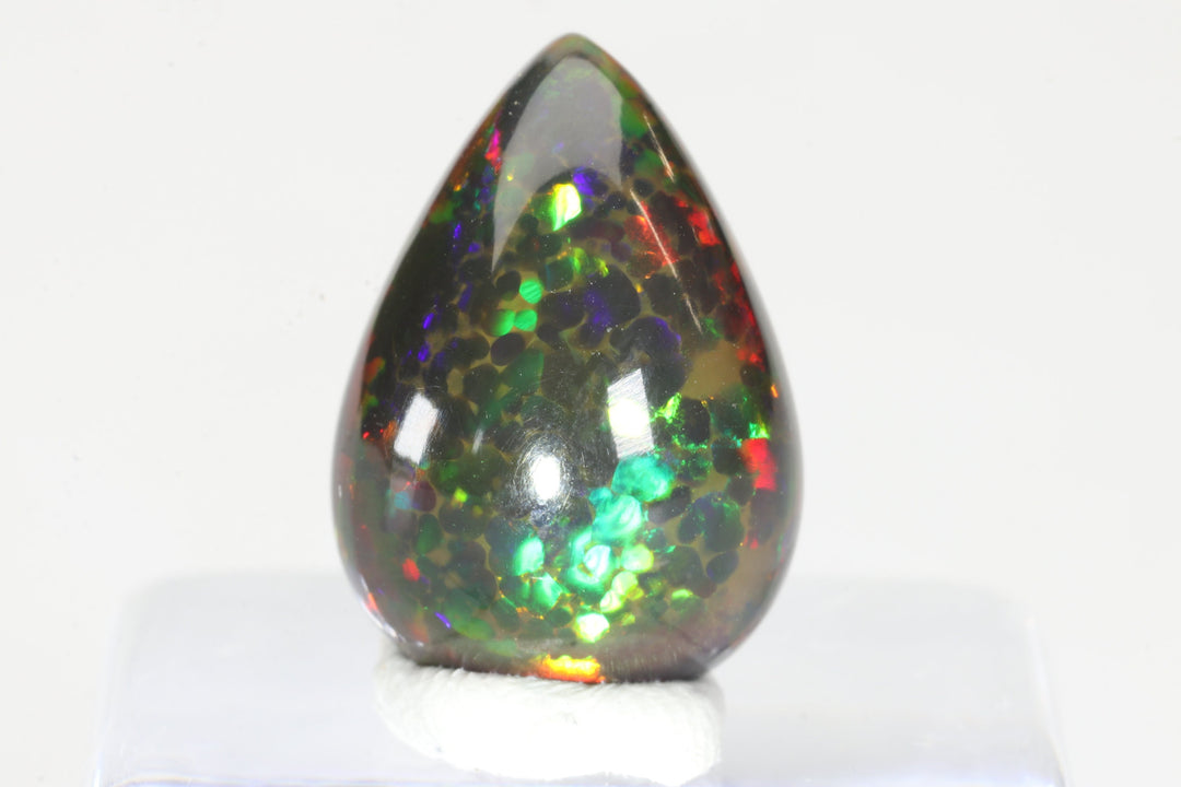 Black Smoked Welo Opal Cabochon DX2984