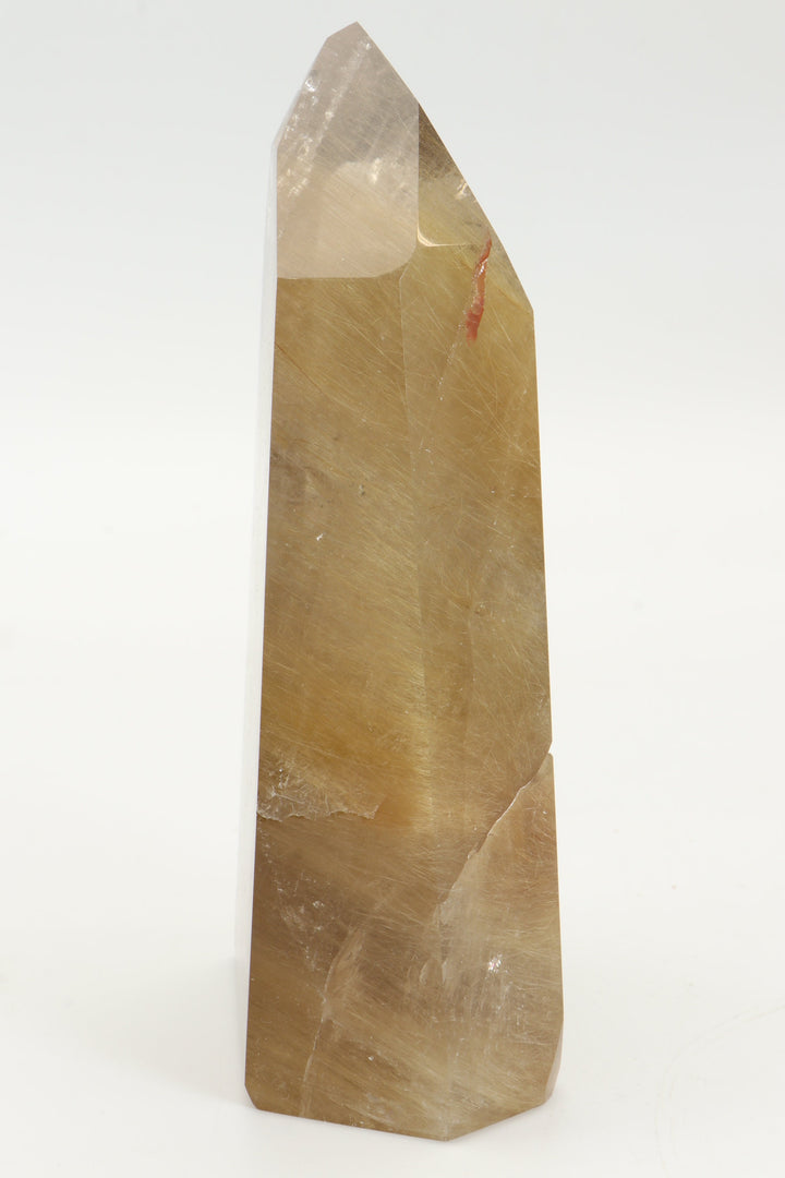 Gold Rutile in Quartz Tower TD2415