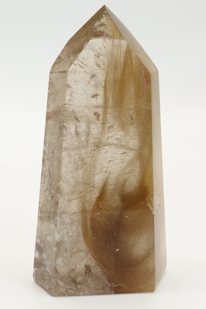 Gold Rutile in Quartz Tower TD2415