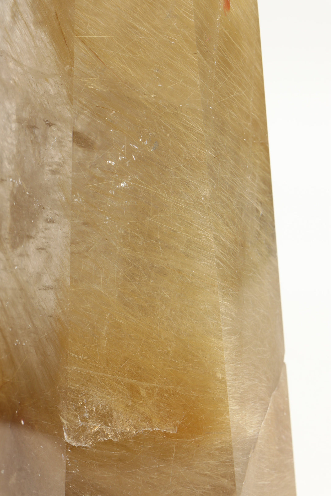 Gold Rutile in Quartz Tower TD2415