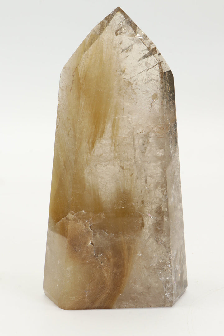 Gold Rutile in Quartz Tower TD2415